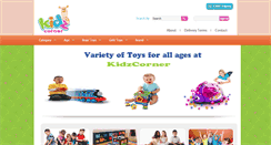 Desktop Screenshot of kidzcorner.net